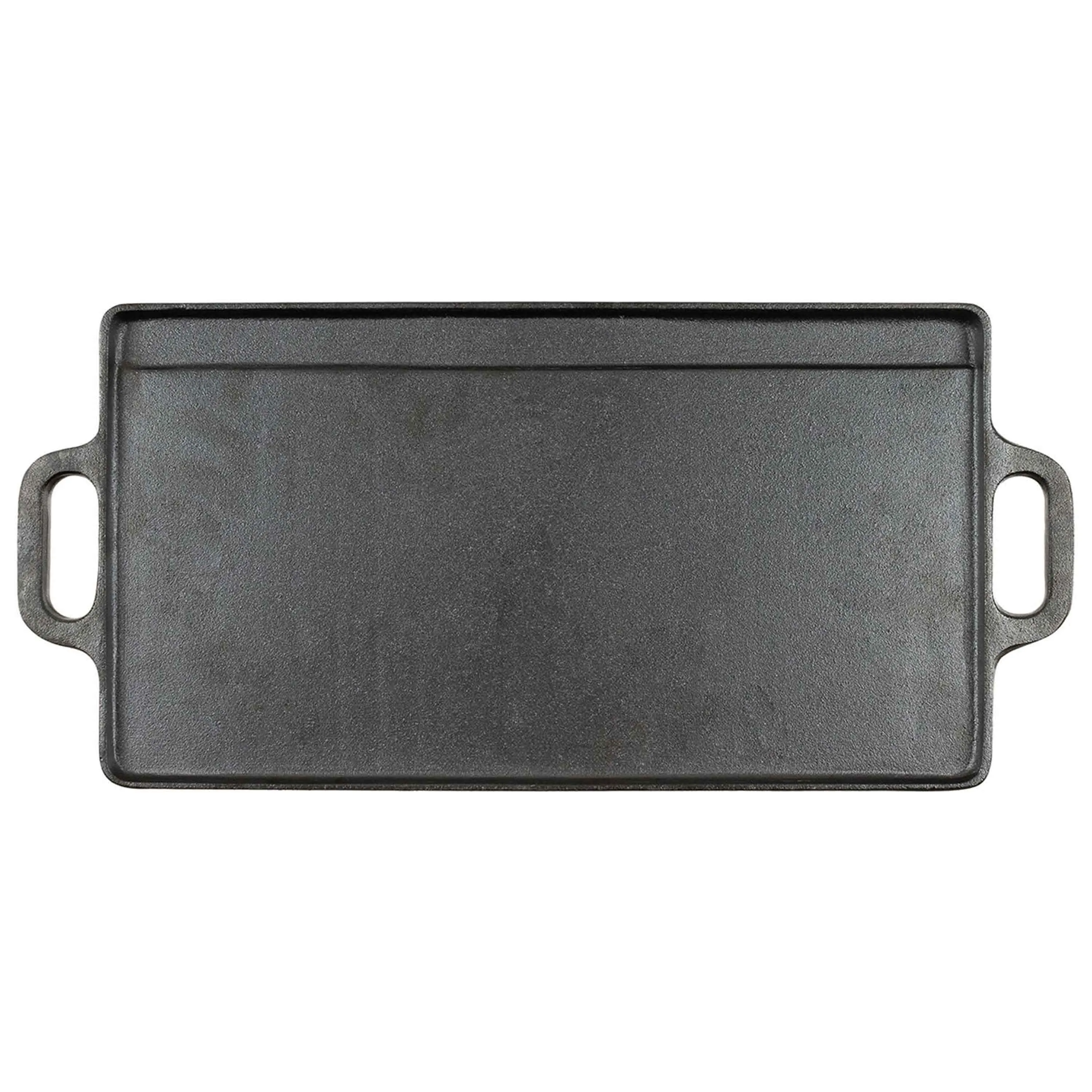 Fox Outdoor -  Grillplatte Gusseisen mit Griffen