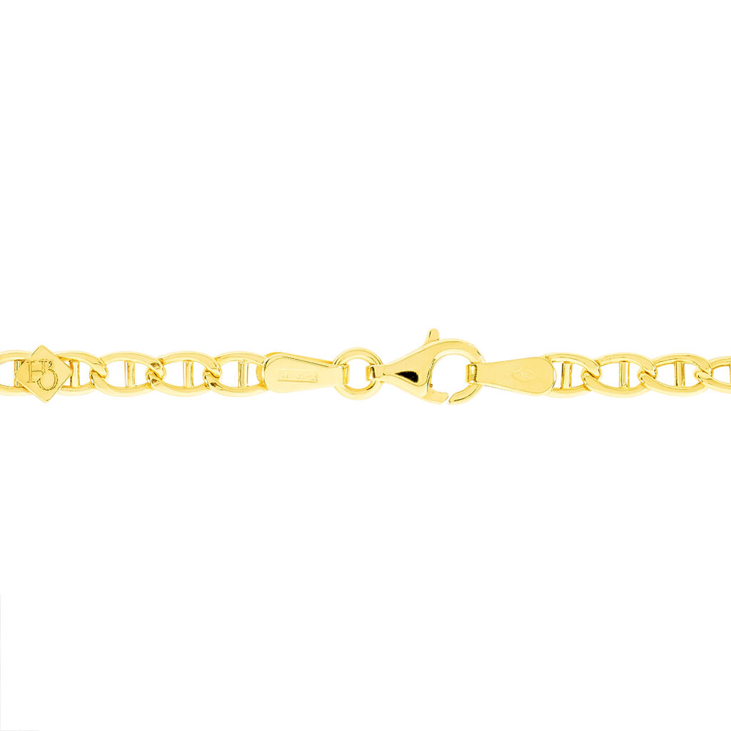 Bracelet Avi Maille Marine Or Jaune