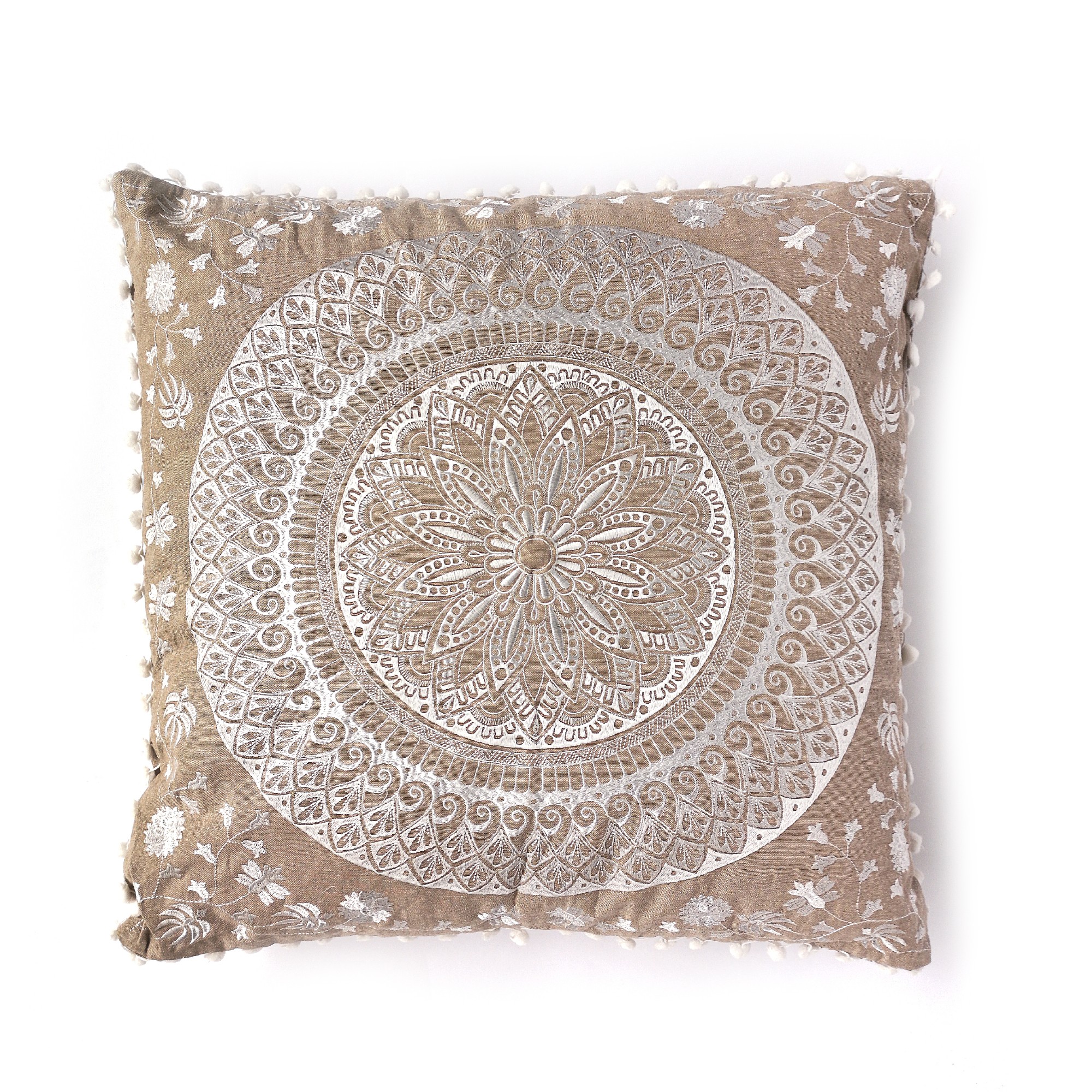 Kissen 'New Mandala', T 60 cm, B 60 cm, H 10 cm von fischer's lagerhaus