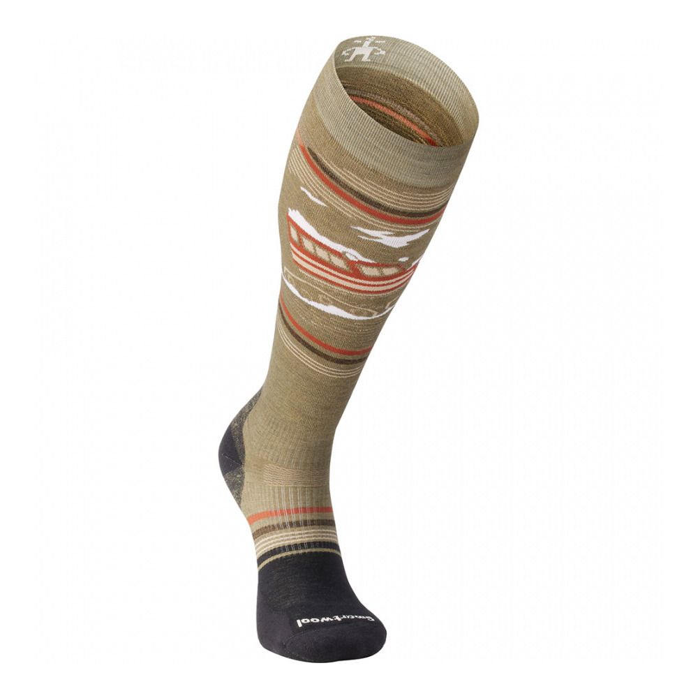 Smartwool TARGETED CUSHION PISTE MACHINE OTC - Chaussettes Homme winter moss