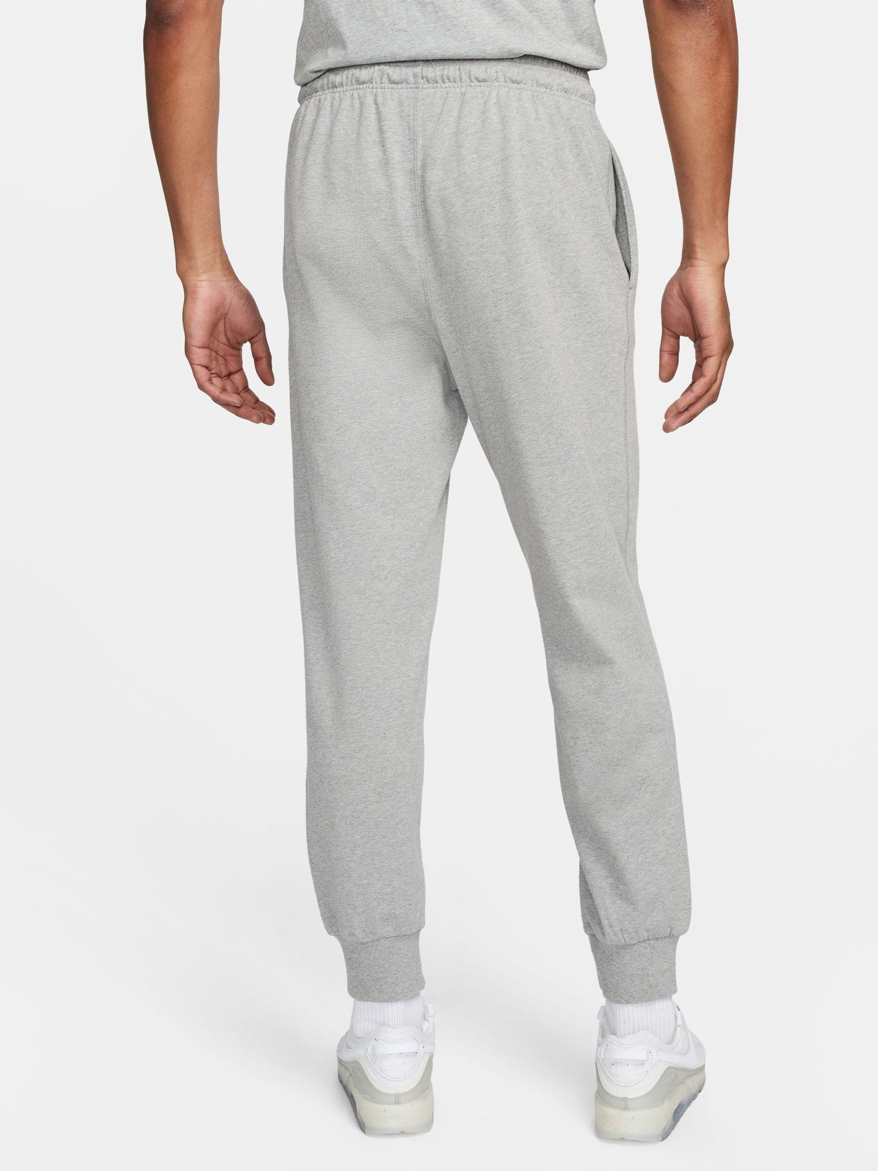 Donkergrijs - Nike Club joggingbroek van gebreide fleece 100% katoen