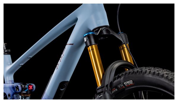 VTT Tout-Suspendu Cube Stereo One44 C:62 Race Shimano Deore XT 12V 29'' Bleu Pigeon Art 2025