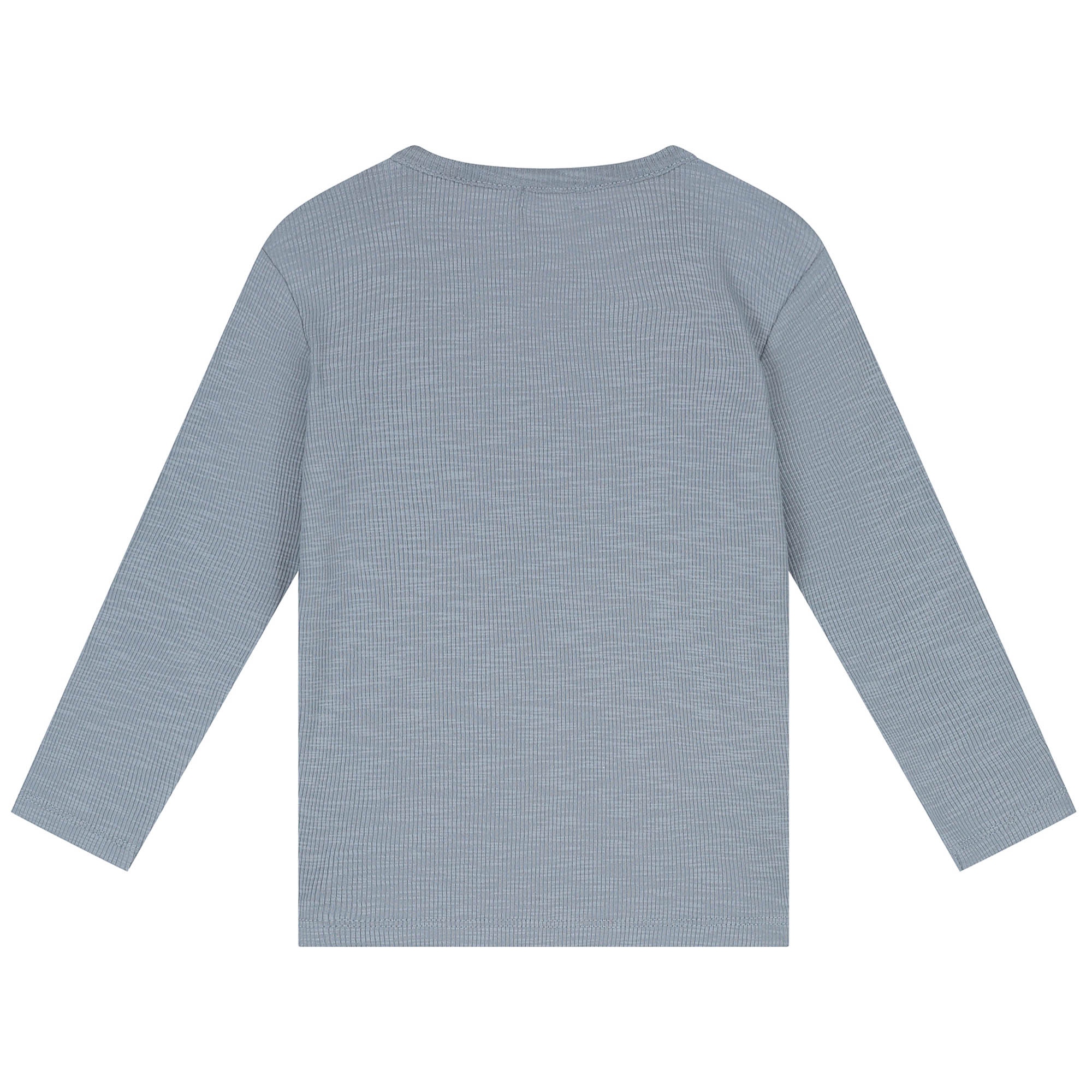 Sweet Petit peuter shirt Robin lange mouwen effen blauw