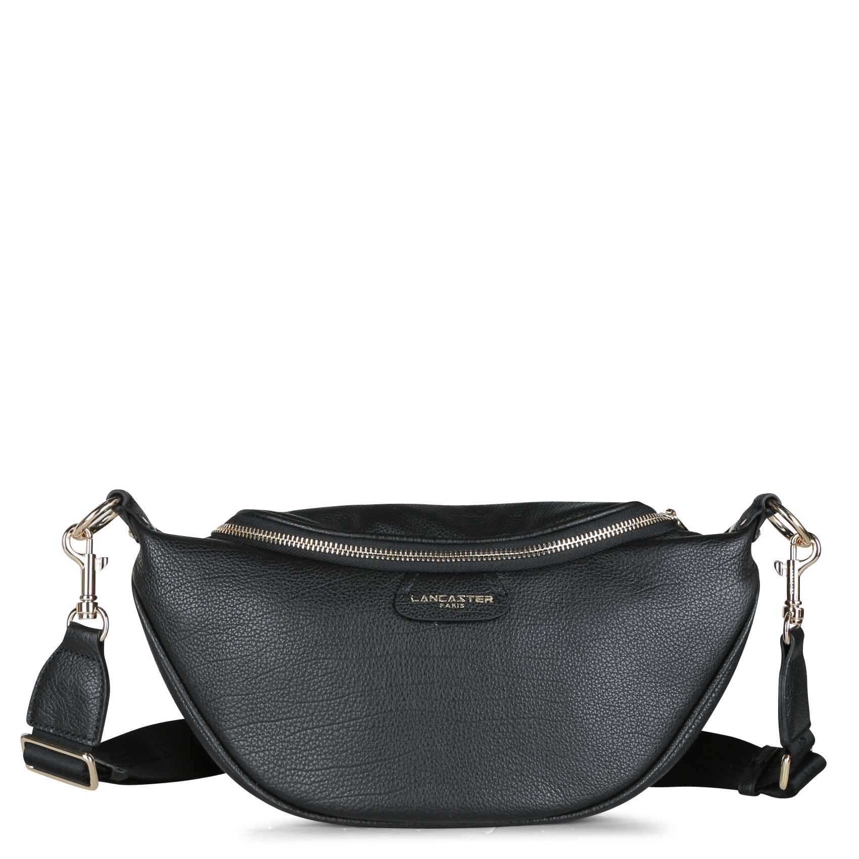 DUNE - Sac banane en cuir grainé| Noir