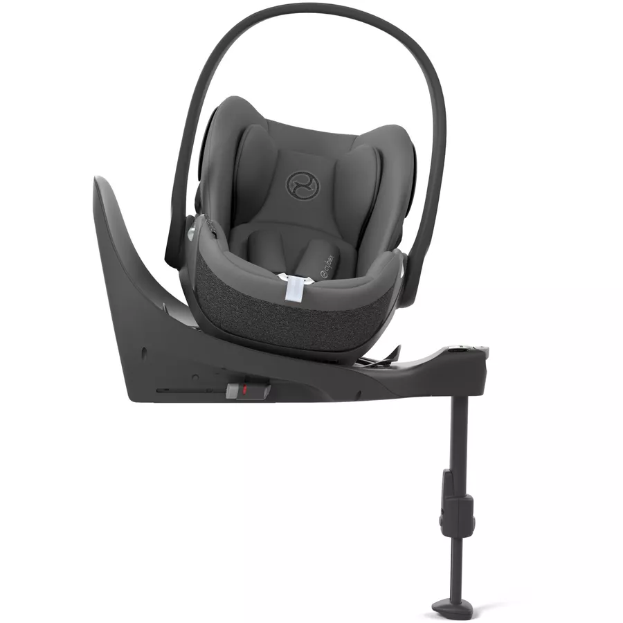 cybex PLATINUM Babyschale Cloud T I-Size Mirage Grey mit Basisstation Base T