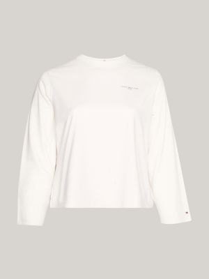 Blusa de manga comprida com logo da coleção Curve 1985