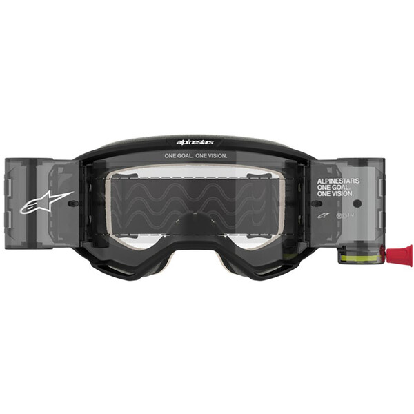 Alpinestars - Masque Vision 5 Corp Roll-Off Noir / Blanc / Transparent