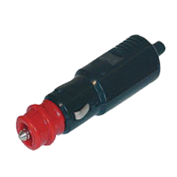 Fiche 12V DIN 12mm et 20mm avec fusible 8A