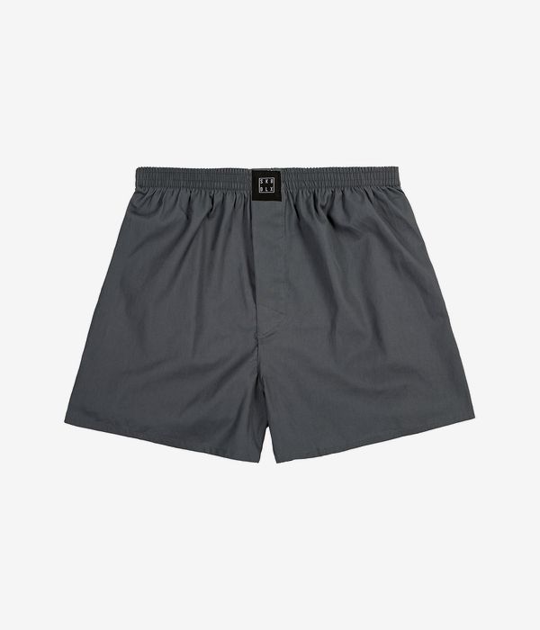 skatedeluxe Square Boxershorts (black grey) 2er Pack