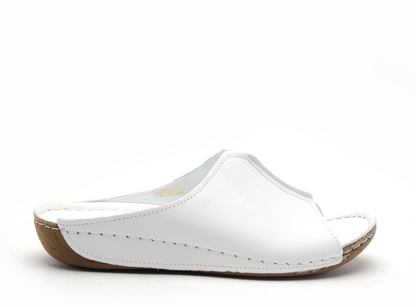 Andrea conti mules et sabots plats femme 0027423 blanc
