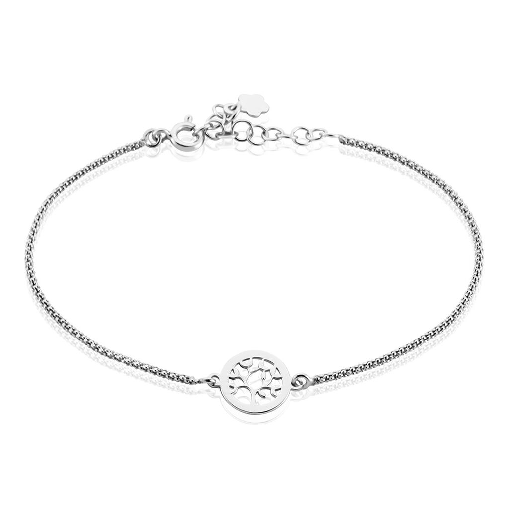 Bracelet Ethna Argent Blanc