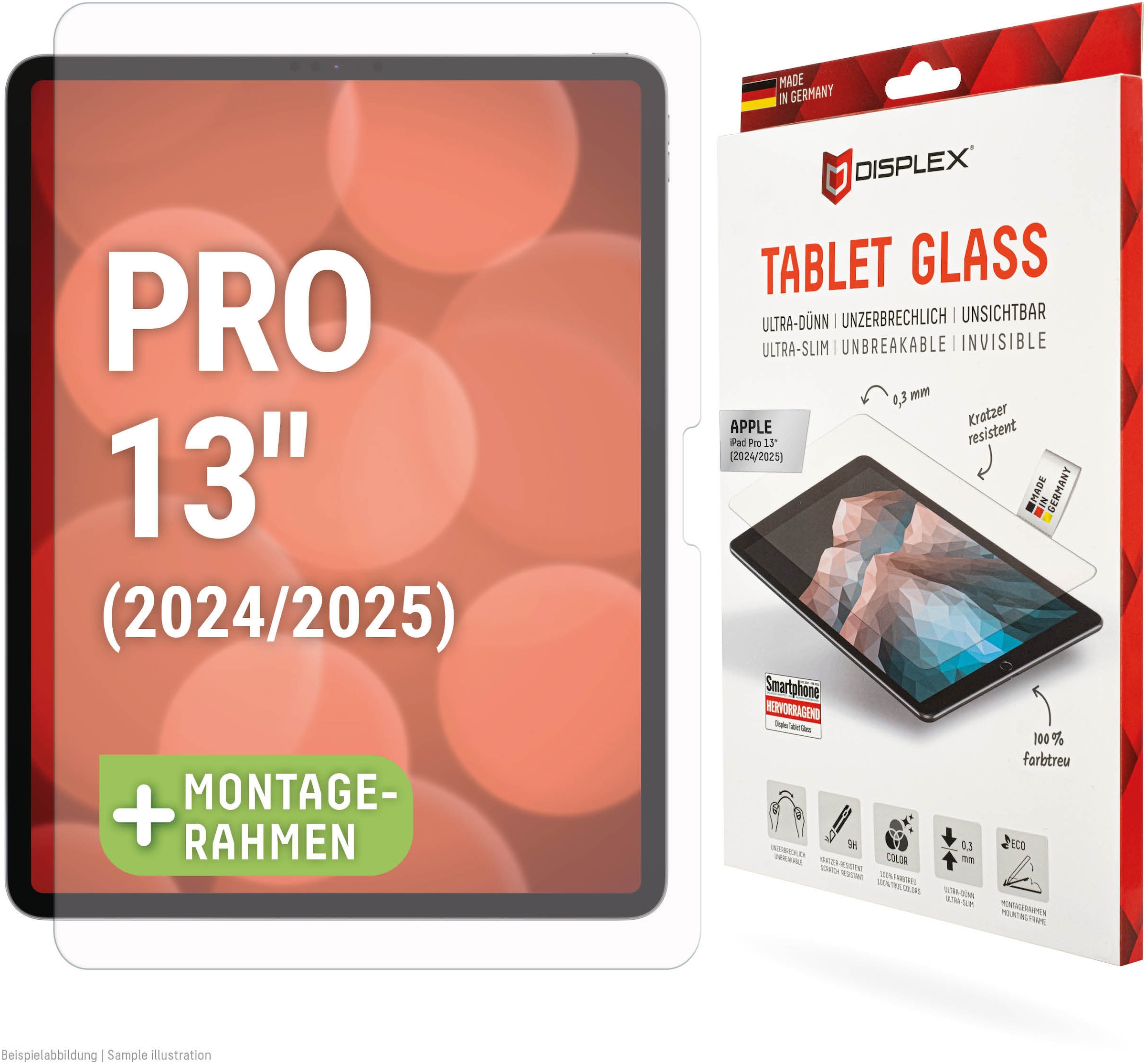Displex Displayschutzfolie »Tablet Glass« für Apple iPad Pro 13