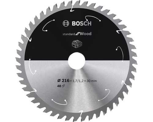 Cirkelzaagblad Standaard voor Hout B 216x30 mm Z48