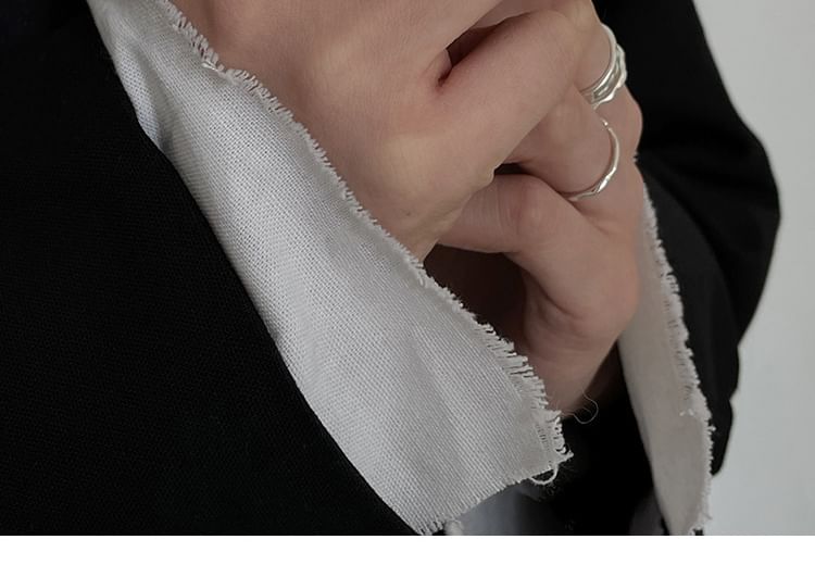 Catharsis - Agaat Sterling Zilveren Ring / Onregelmatige Sterling Zilveren Ring