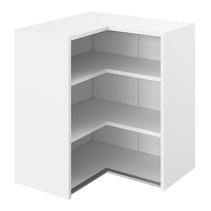 Caisson haut d'angle de cuisine blanc L. 65,5 cm x H. 72 cm Caraway Innovo GoodHome
