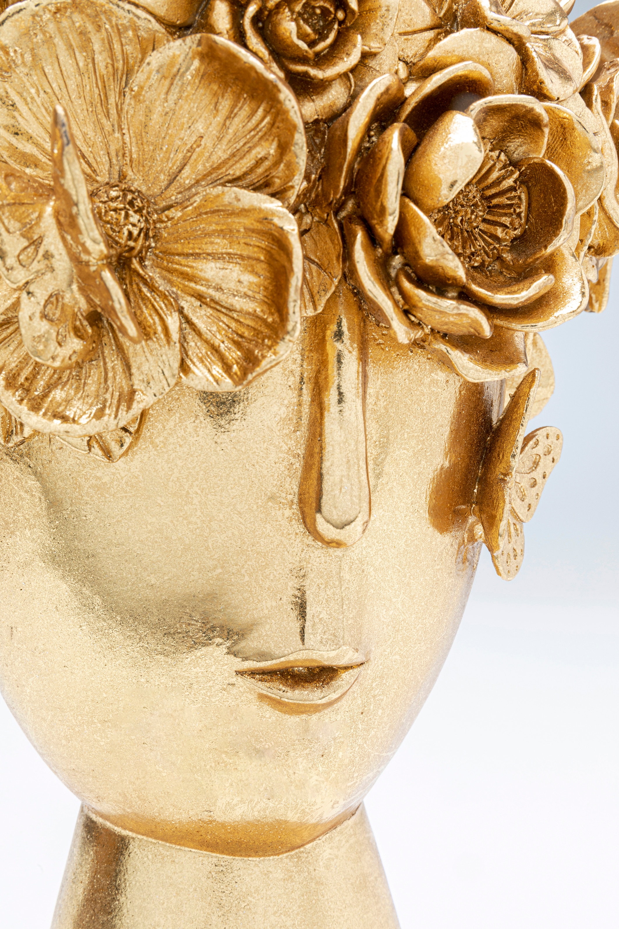 Kare Design Dekovase »Deko Vase Flowercrown Gold 20cm«