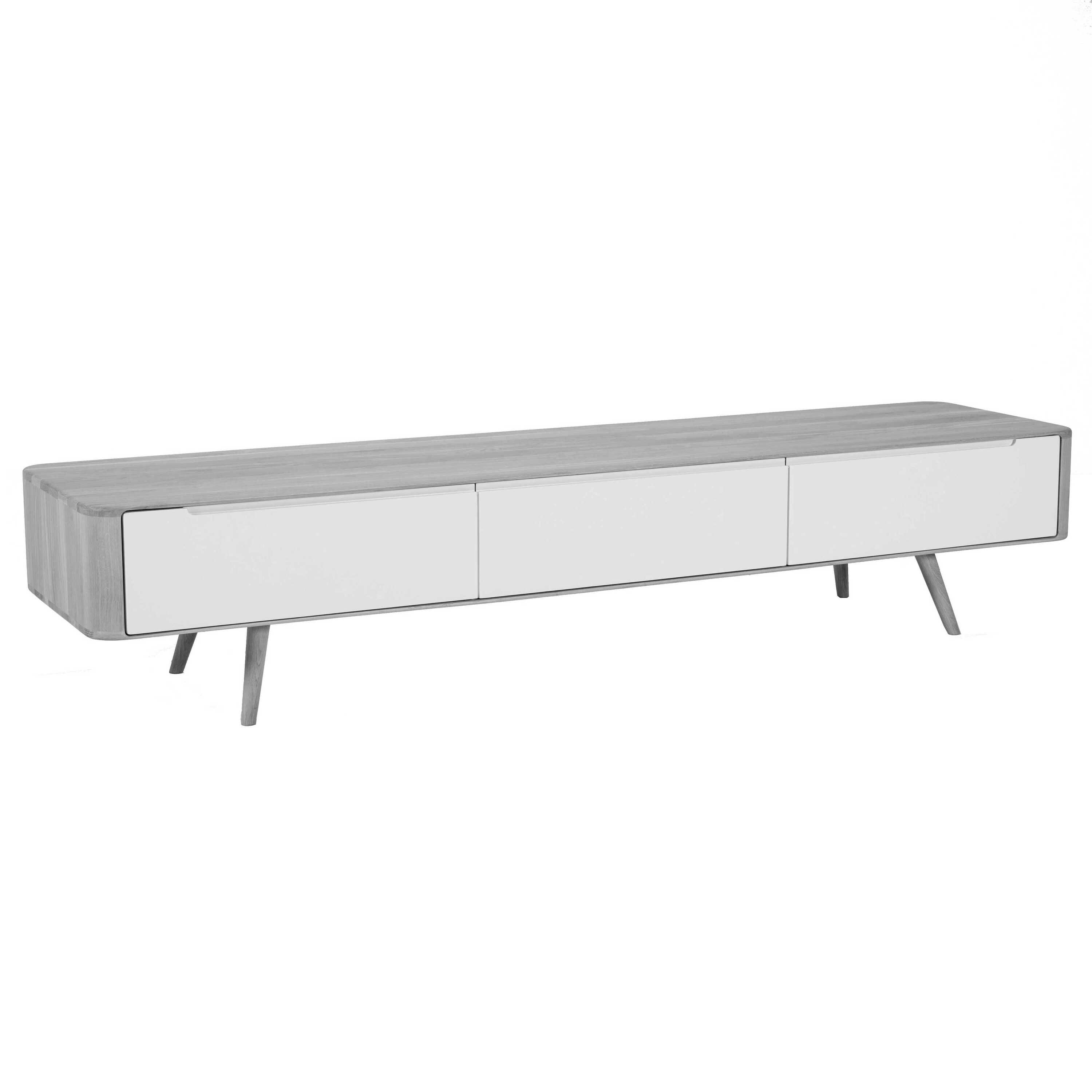 Ena tv-meubel 225x42 whitewash