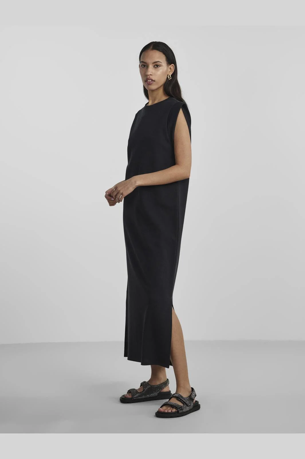 Pieces Pcchilli Summer Sl Ankle Dress 4193268 black