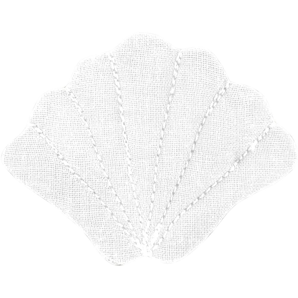 Barrette Coquillage Blanc