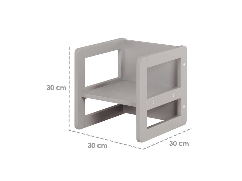 Kindertafel met stoel Montessori 3-in-1