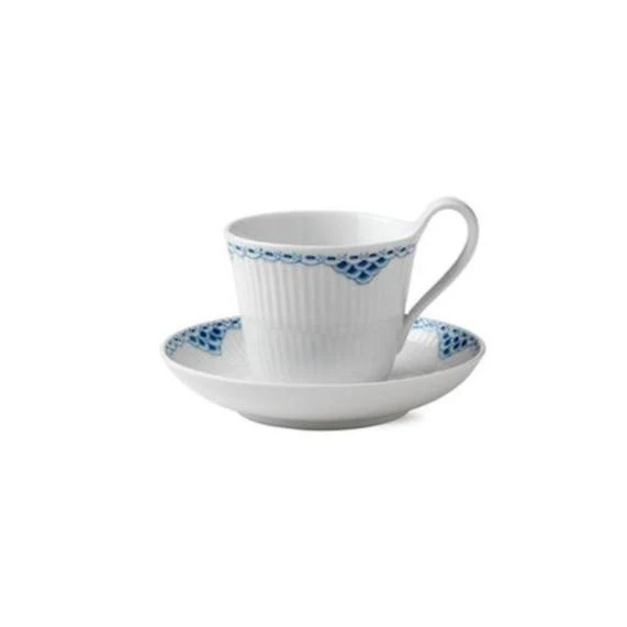 Royal Copenhagen  Prinsesse højhankskop m/ underkop - 25 cl.