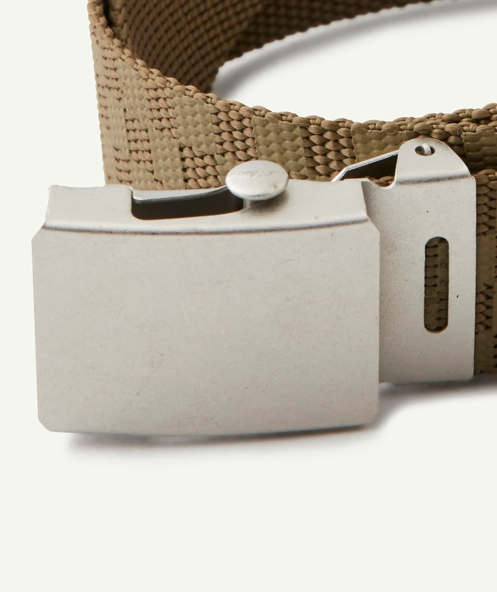 CEINTURE GARÇON EN DAMIER KAKI
