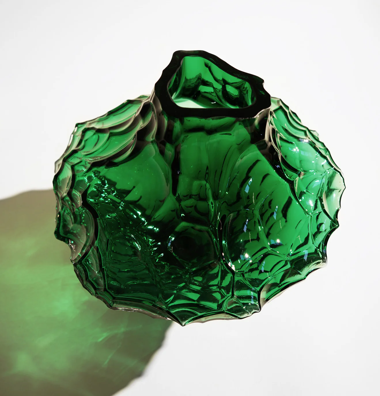 Hein Studio  Canyon vase, stor - grøn
