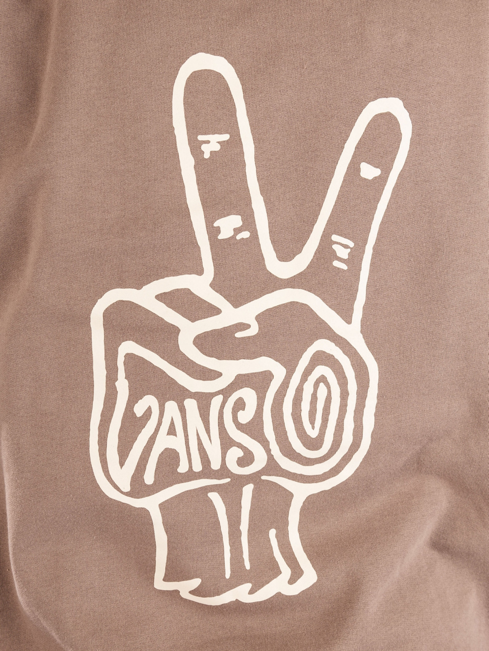 Vans V Hand Loose Po Hoodie deep taupe