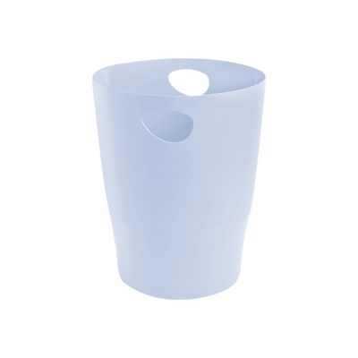 Exacompta Ecobin Aquarel - Corbeille à papier - 15L - bleu pastel
