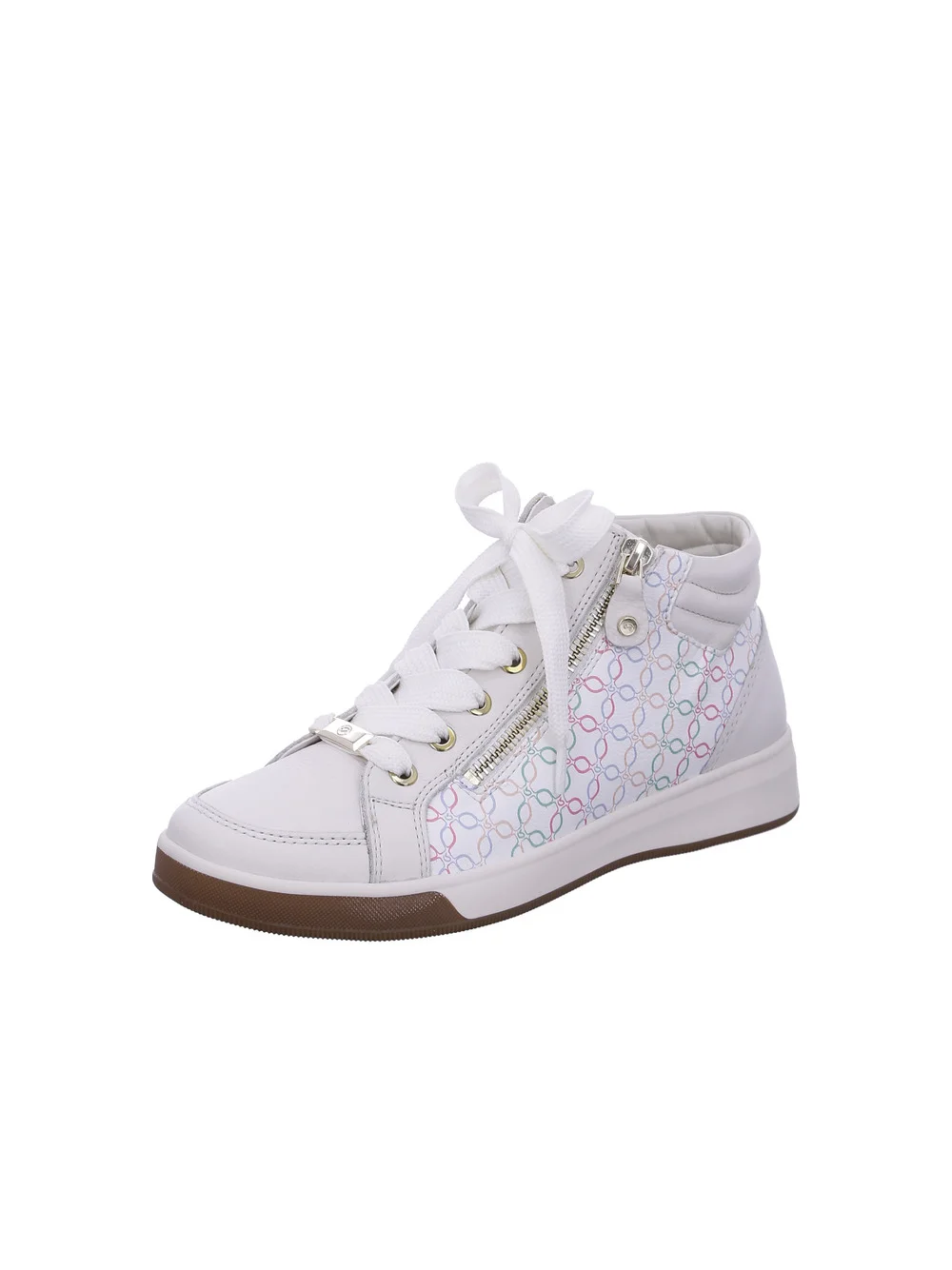 Hightop Sneaker Rom cream multi