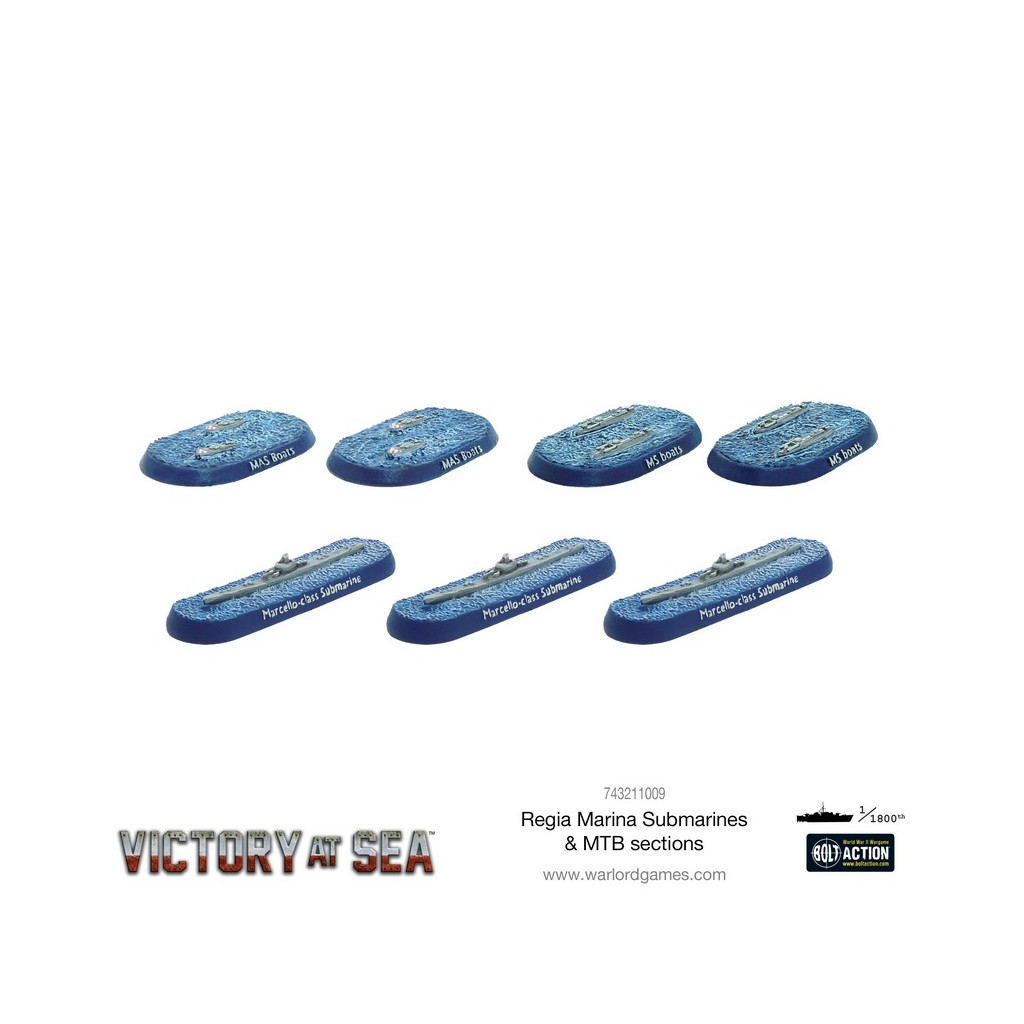 Victory at Sea - Regia Marina Submarines & MTB Sections