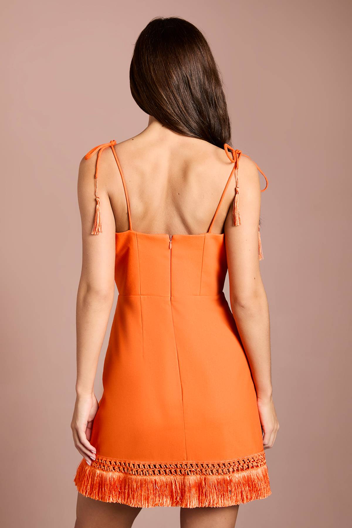 Coast Robe Mini En Lin Avec Corsage 3D