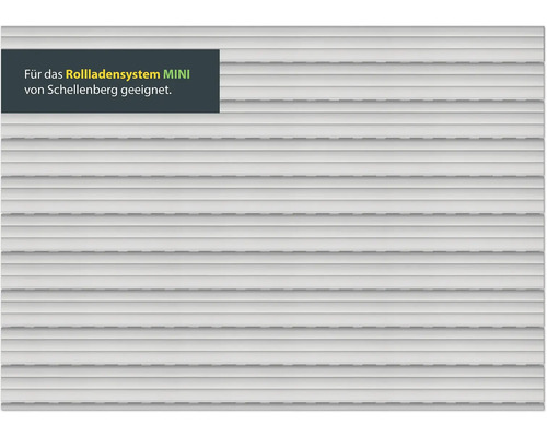 Schellenberg rolluikprofiel voor systeem Mini H 37 x B 800 mm grijs