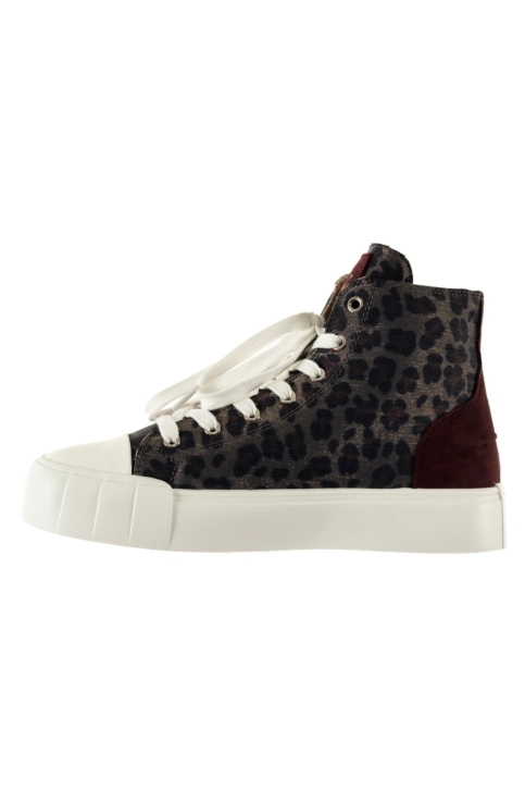 Baskets montantes vanessa wu valentina leopard