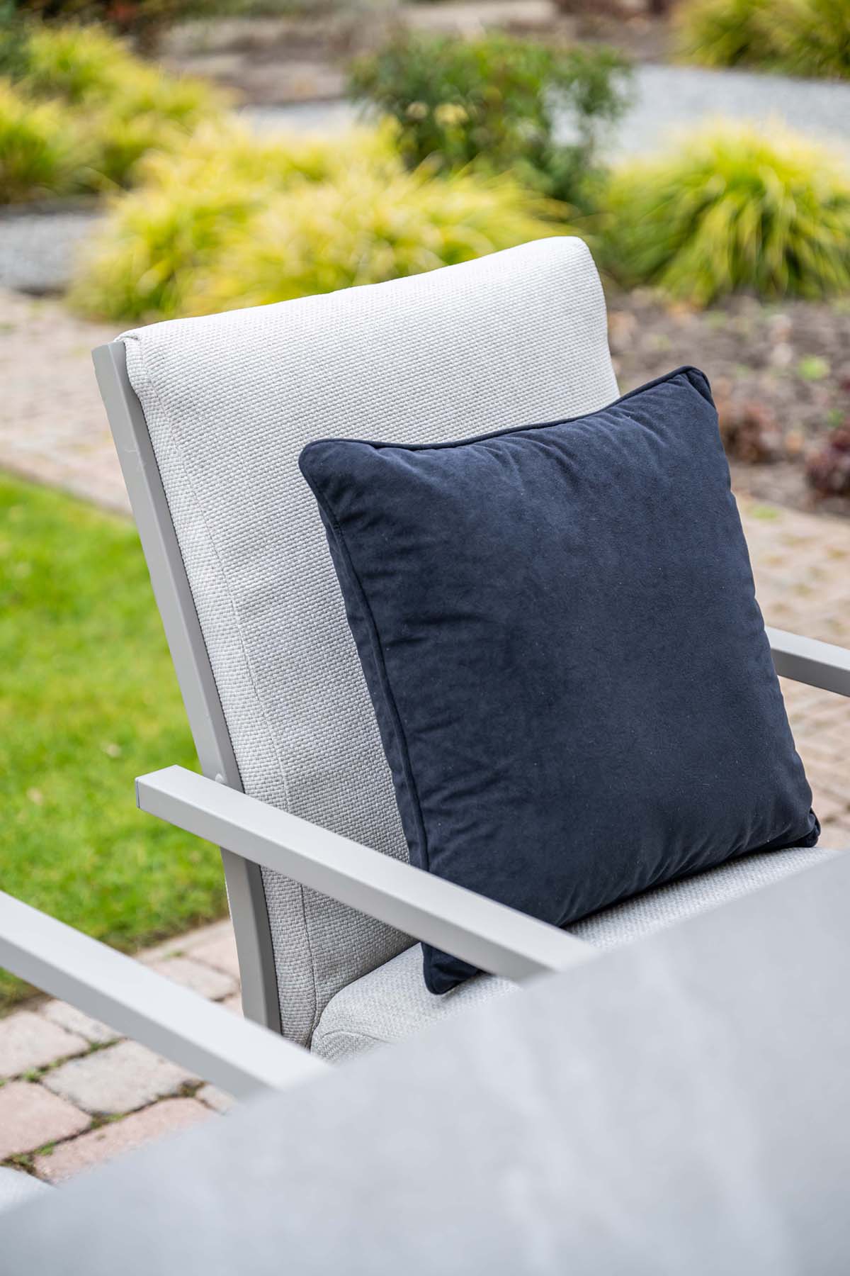 Garden Impressions Sergio Taupe tuinstoel - Set van 4
