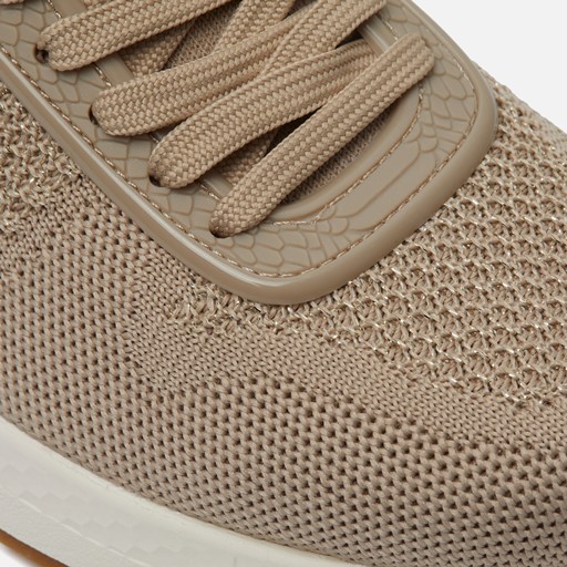 Tamaris Sneakers beige Textiel