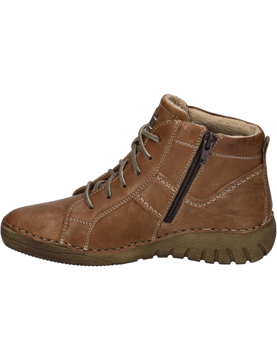 Stiefelette Felicia 01, cognac-komb