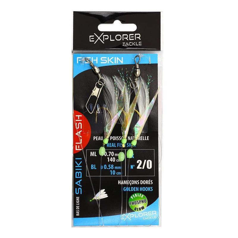 Bas De Ligne Flashmer Fish Skin