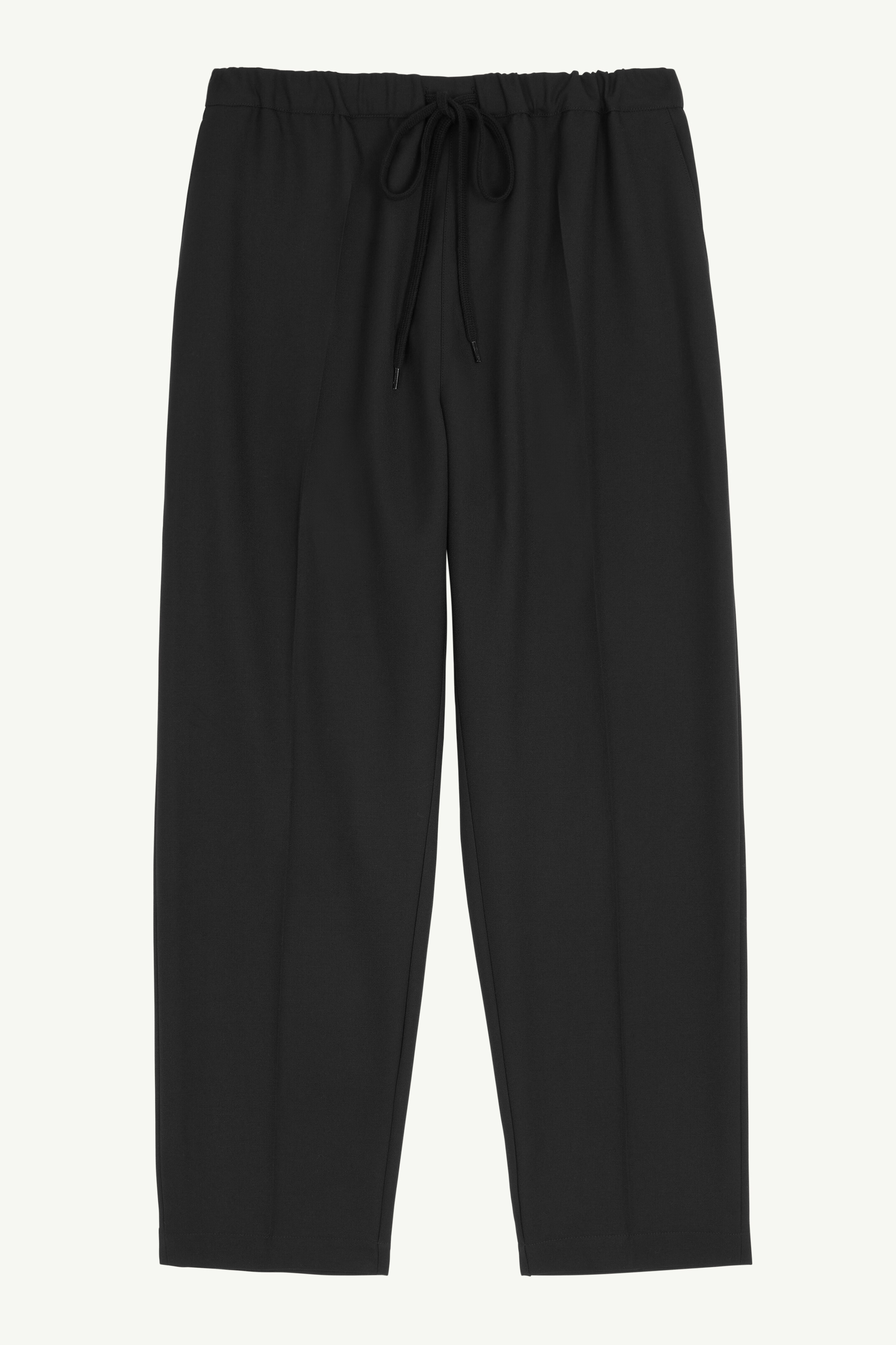 Pantalon de tailleur fuselé en laine