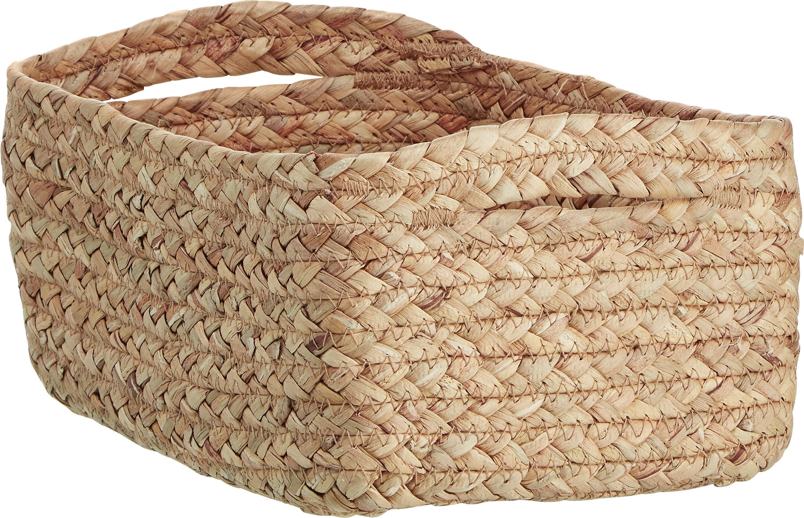 LINA Korb - Braun / B: 19.0 cm x T: 26.0 cm x H: 12.0 cm