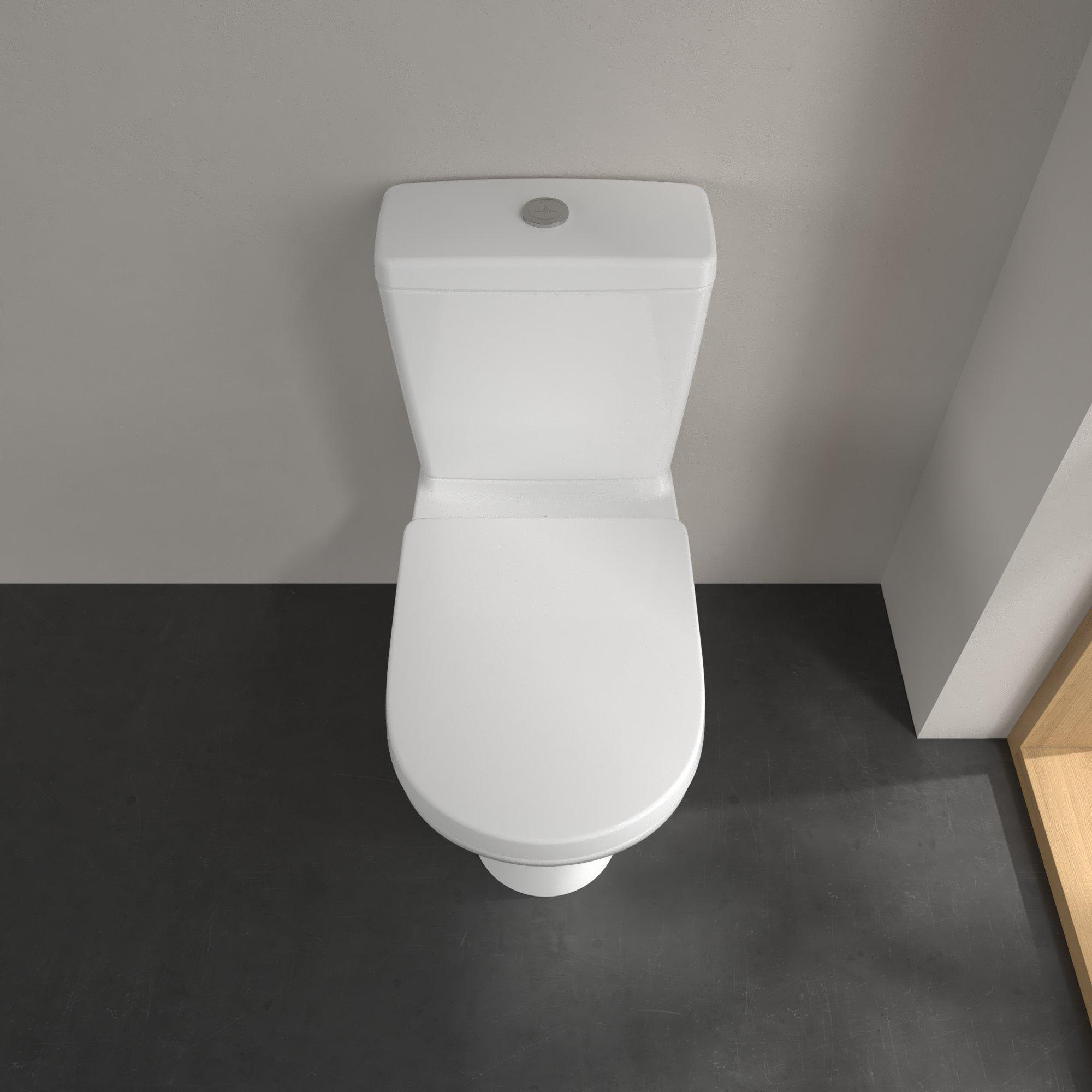 Villeroy & Boch O.novo randloos duoblok toilet PK wit glans