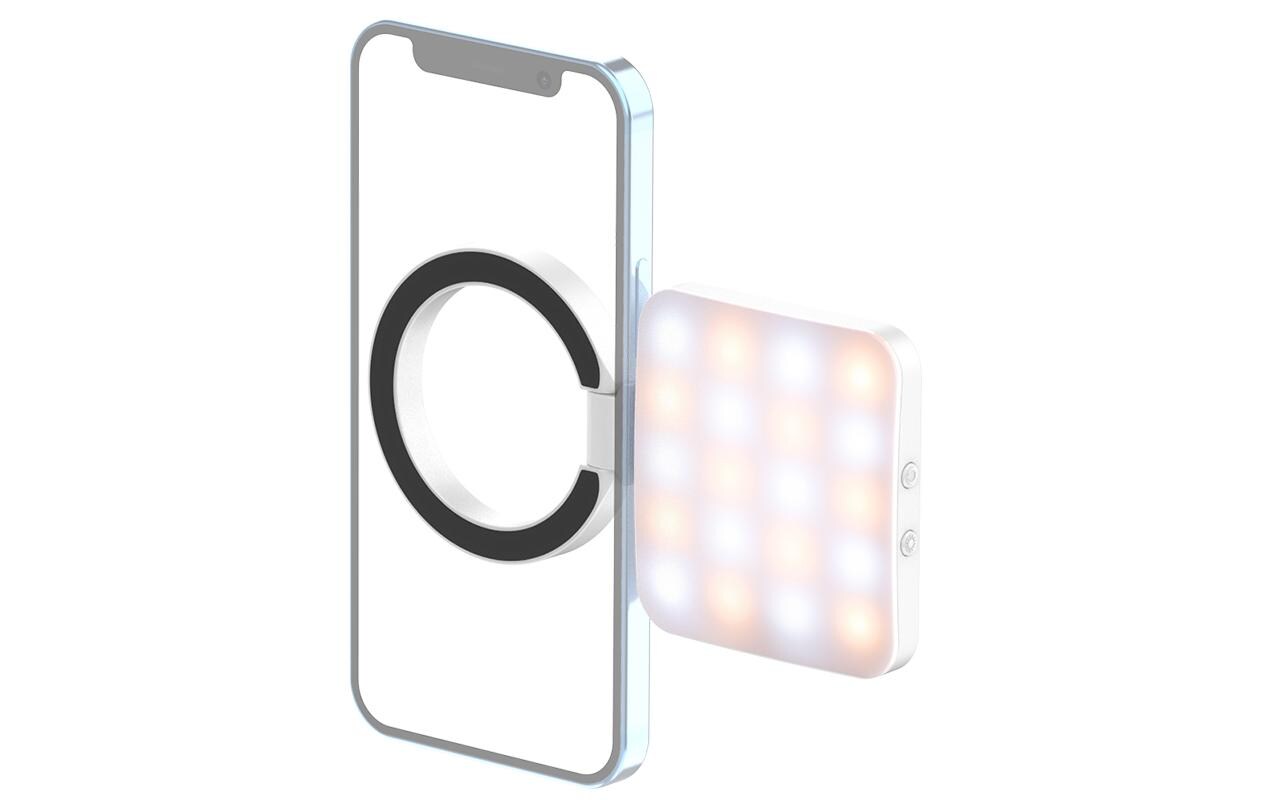 Ringlicht LT010 - WeissRingleuchte mit MagSafe-Halterung