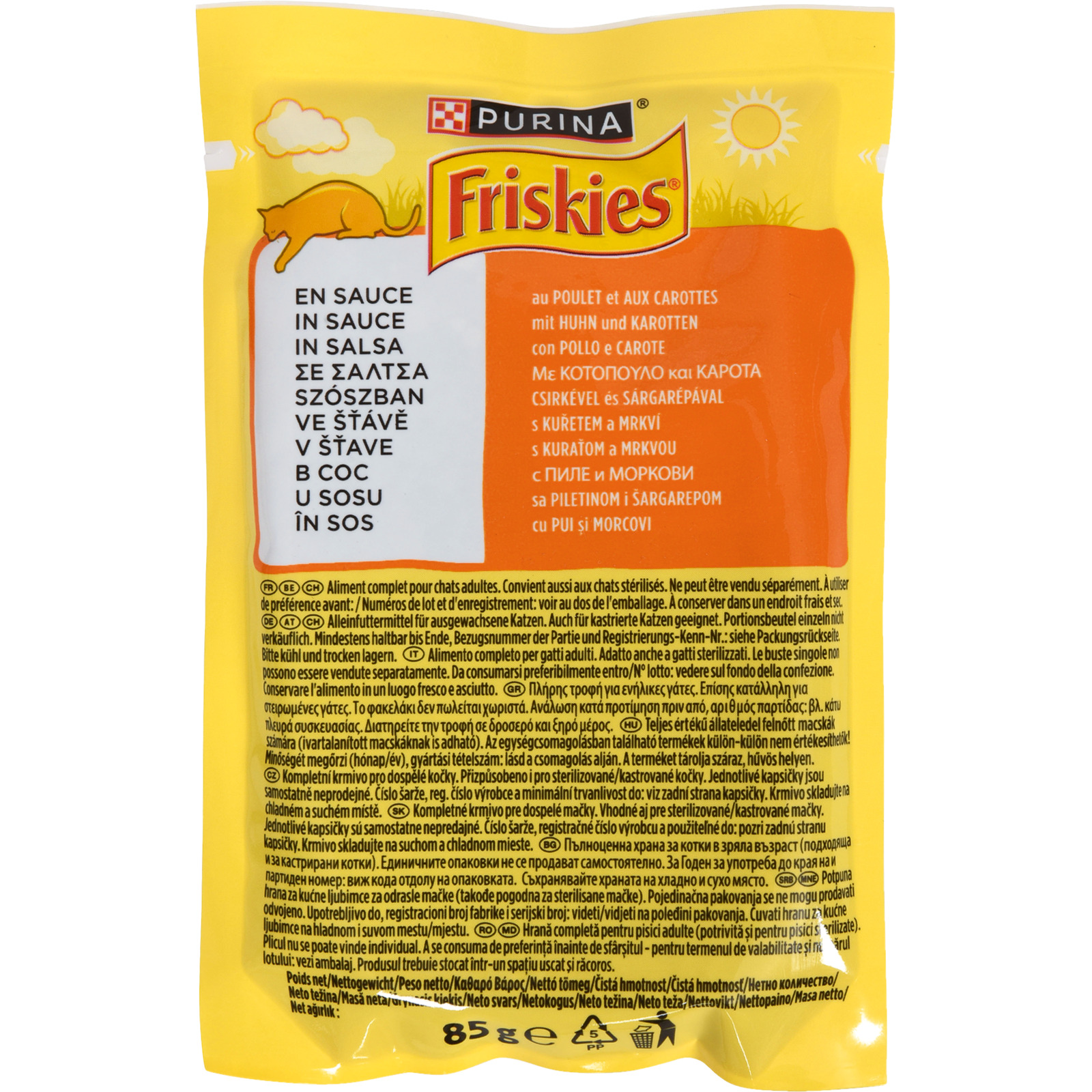 Friskies in Sauce für Katze 24 x 85 g