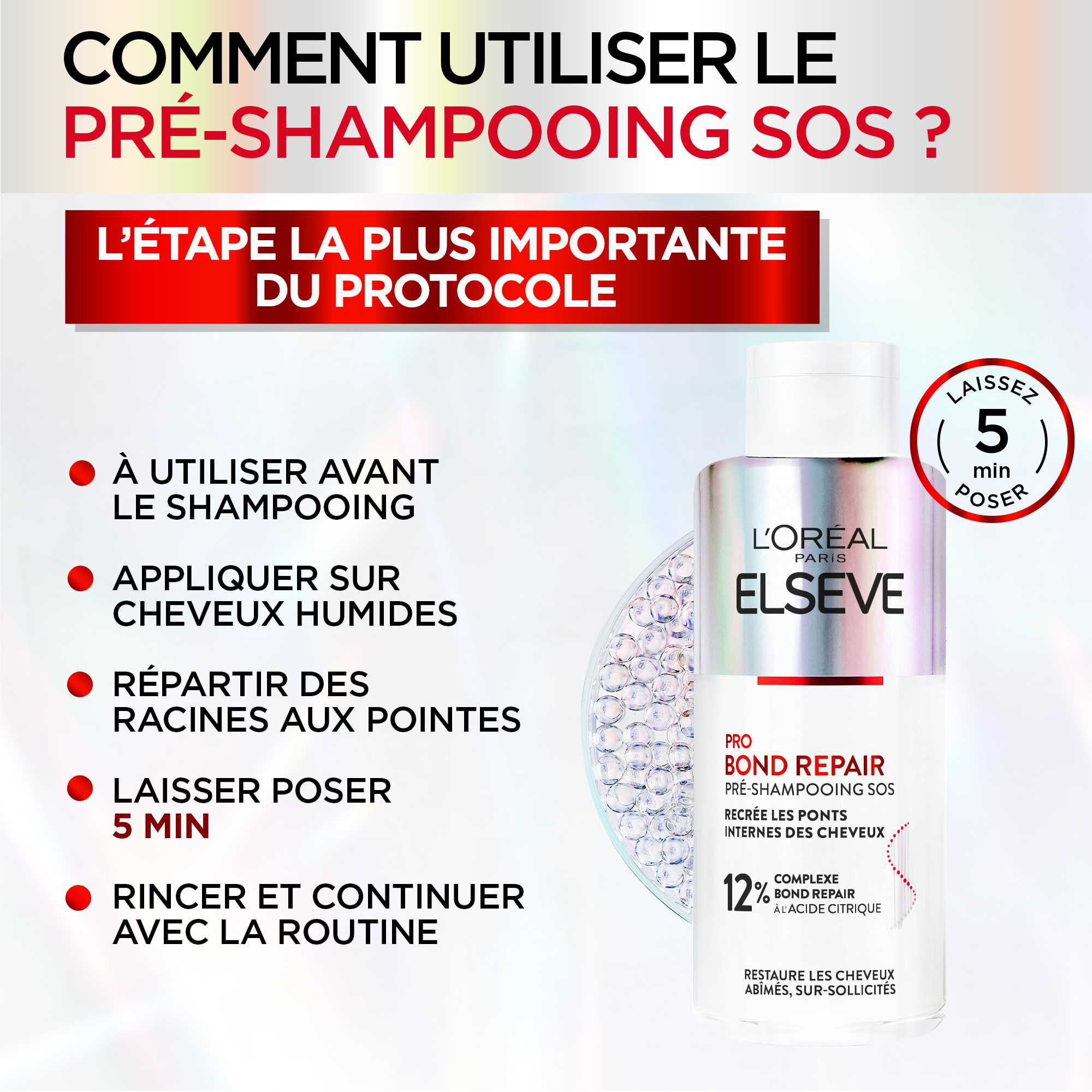 Duo Shampoing et Démêlant Pro Bond Repair - Cheveux Abîmés