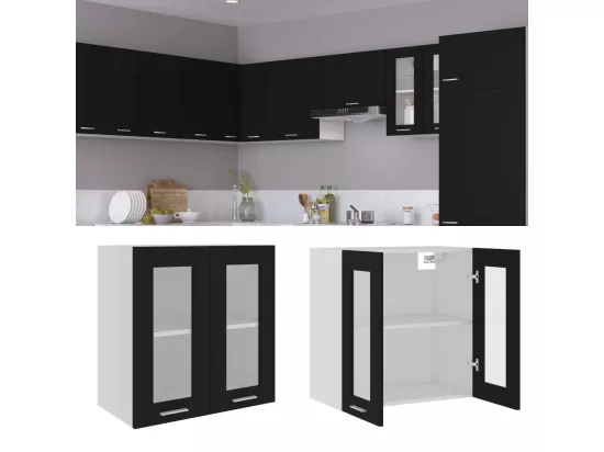 Armoire en verre suspendue 