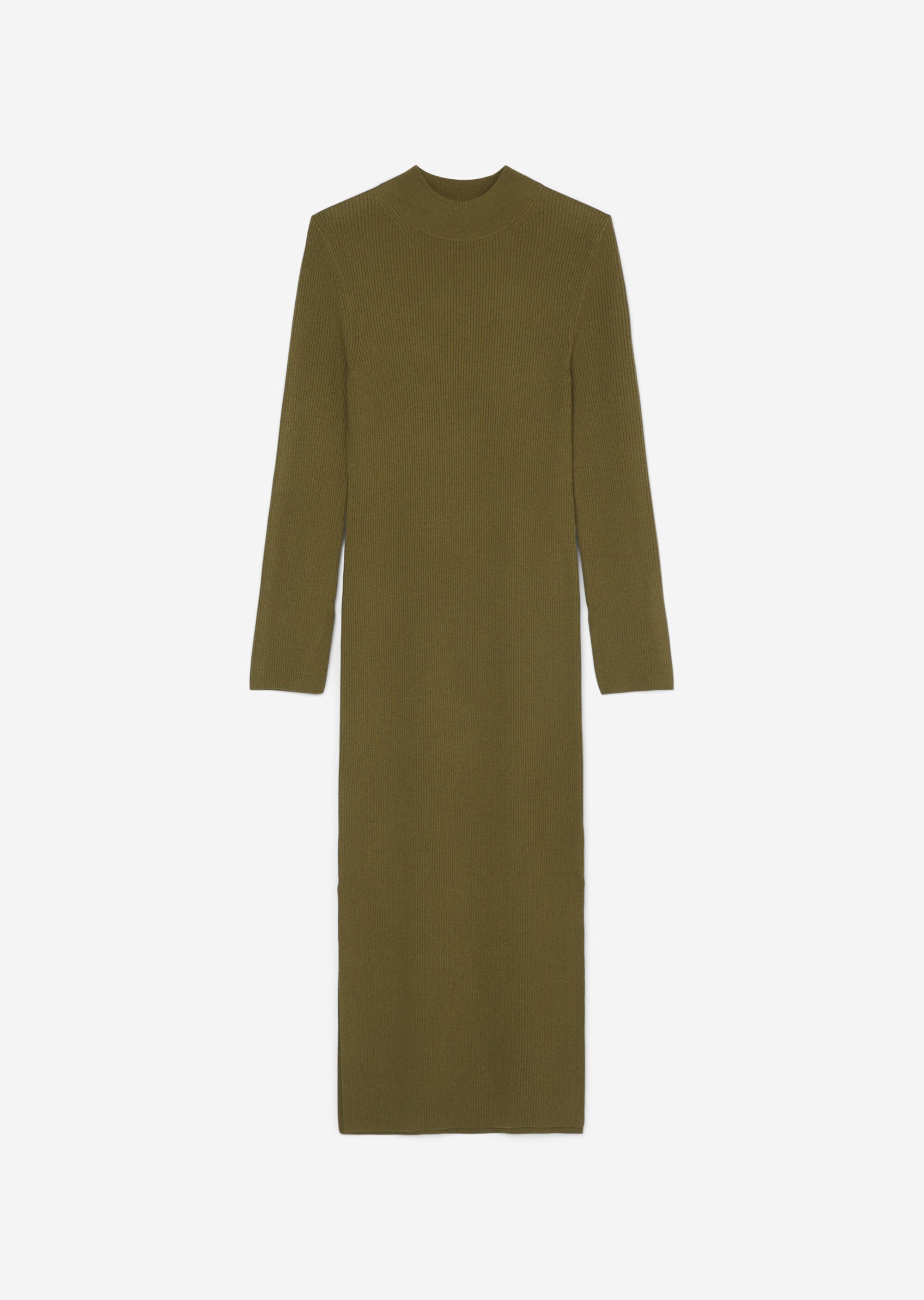Rippstrickkleid shapedmit Viskose-Anteil