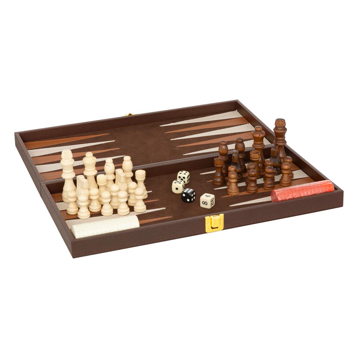 JEU DE BACKGAMMON ECHEC JULE