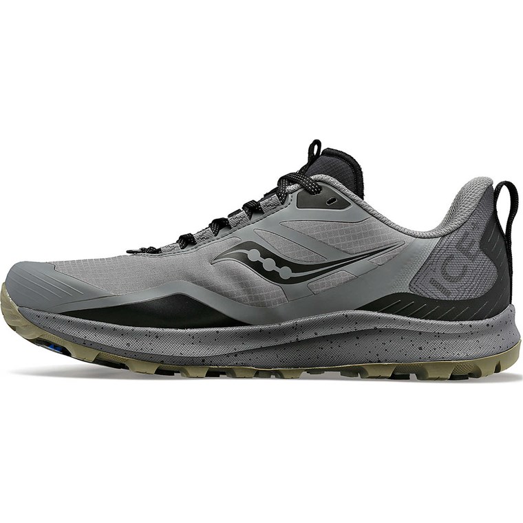 Saucony Peregrine Ice+ 3 Herr Gravel/Blk