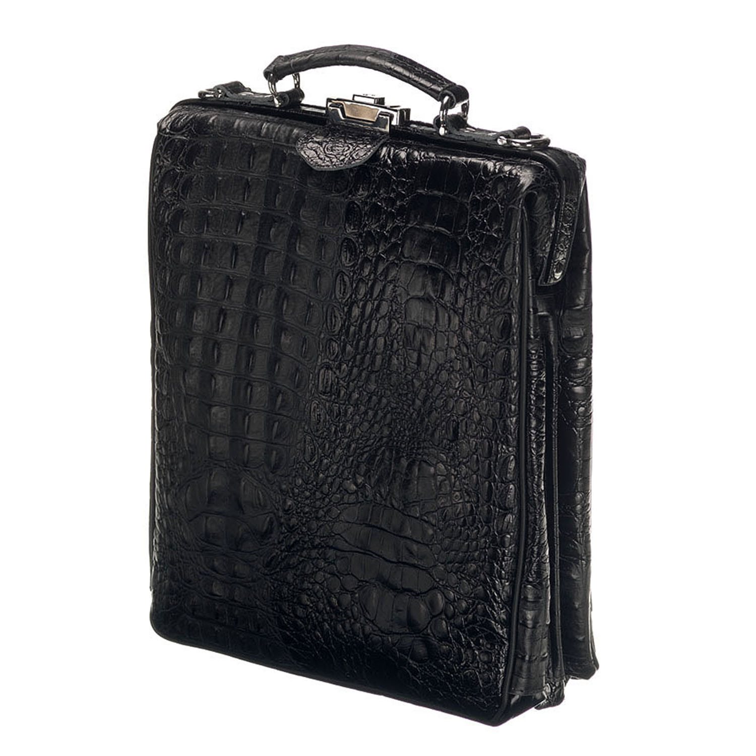 Mutsaers On The Bag Leather Backpack zwart croco