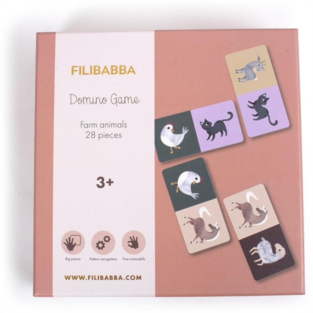 Domino Bondegårdsdyr - FILIBABBA → Luksusbaby.dk